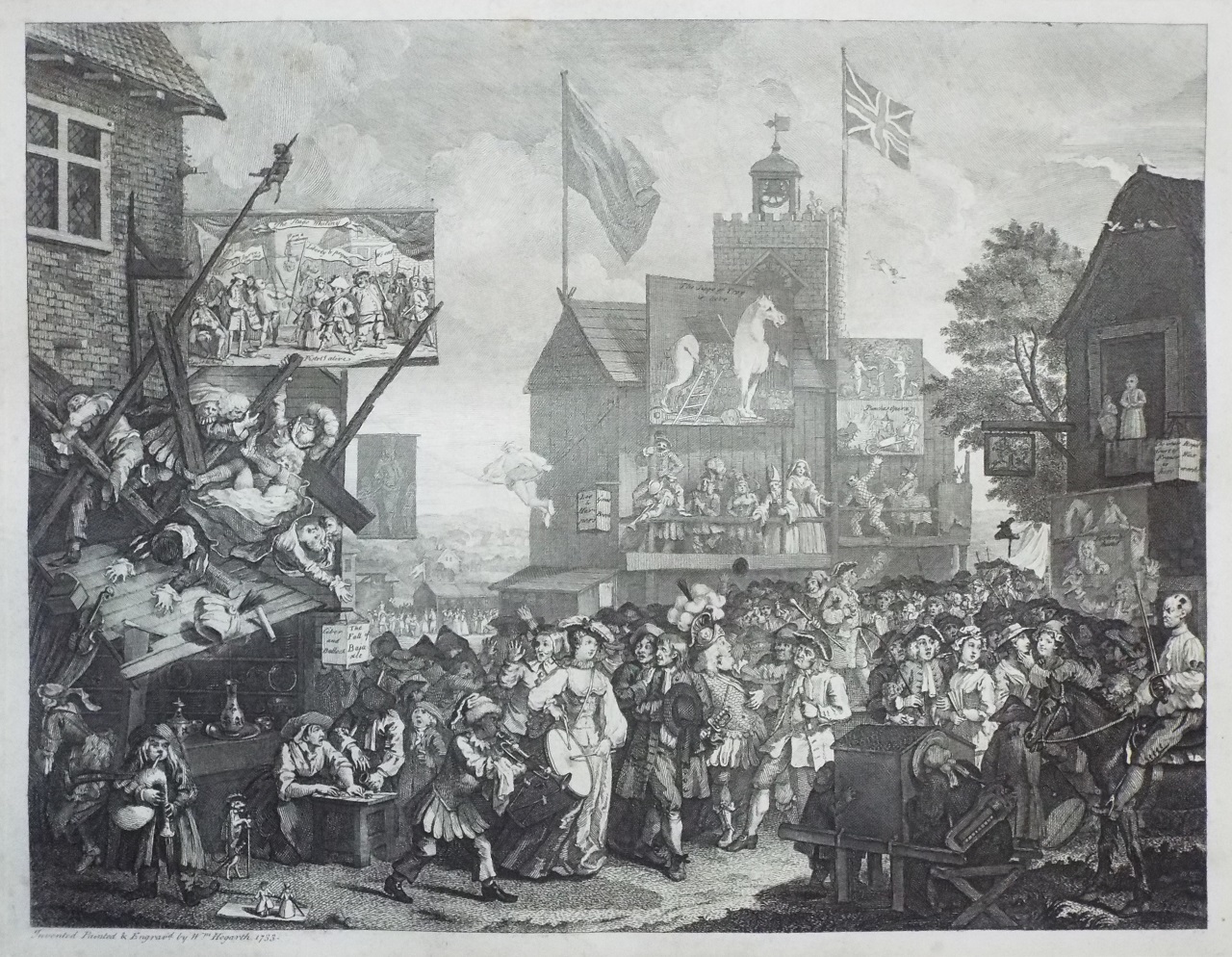 Print - (Southwark Fair) - Hogarth